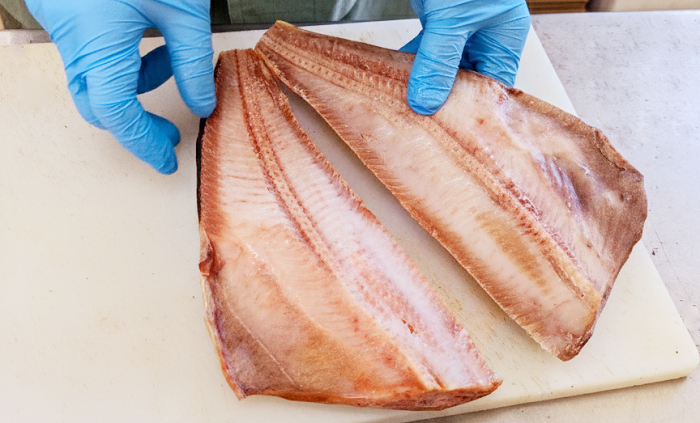 大きいホッケの調理方法